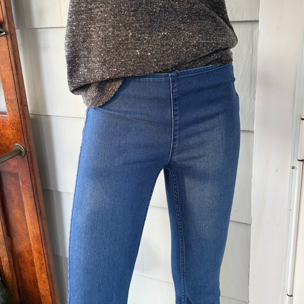 Free People Penny Pull-On Bellbottom Flare Women's Jeans - Picture 4 of 8